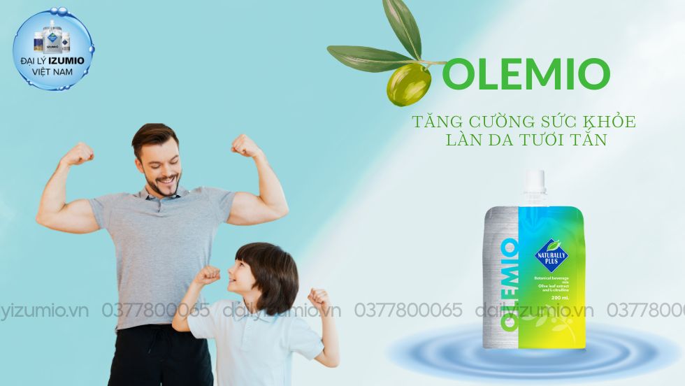 Công dụng của nước OLEMIO - Sức mạnh tổng hợp từ Hydrogen, Olea Vita, L-citrulline, và Niacin