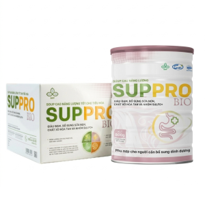 Soup Cao Năng Lượng SUPPRO BIO Vị Gạo Sữa / Vị Bò Hành Tây – Giải Pháp Dinh Dưỡng Tối Ưu Cho Người Khó Nhai Nuốt