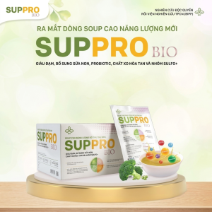 Soup Cao Năng Lượng SUPPRO Vị Gạo Sữa – Giải Pháp Dinh Dưỡng Tiện Lợi Cho Người Khó Nhai Nuốt