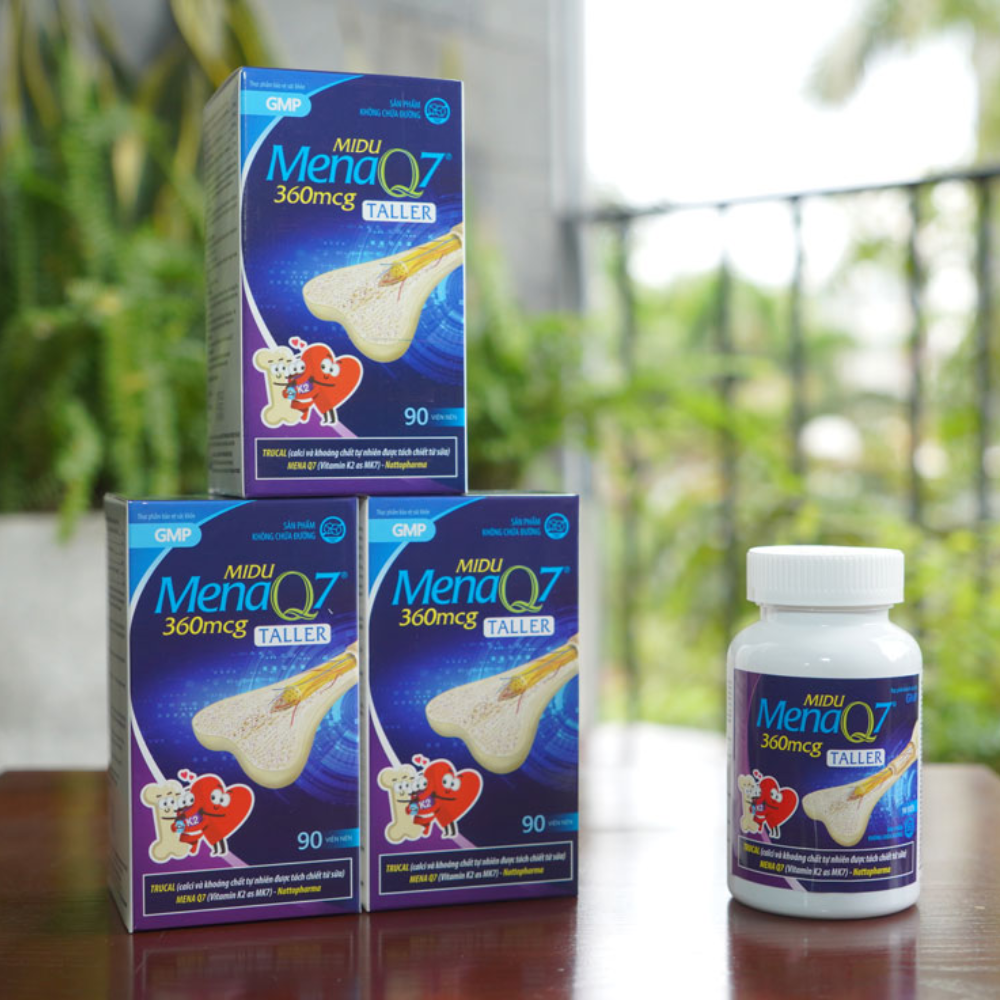 Midu MenaQ7 360mcg – Bí Quyết Tăng Chiều Cao Vượt Trội Và Xương Chắc Khỏe Cho Tuổi Dậy Thì - Ảnh 3