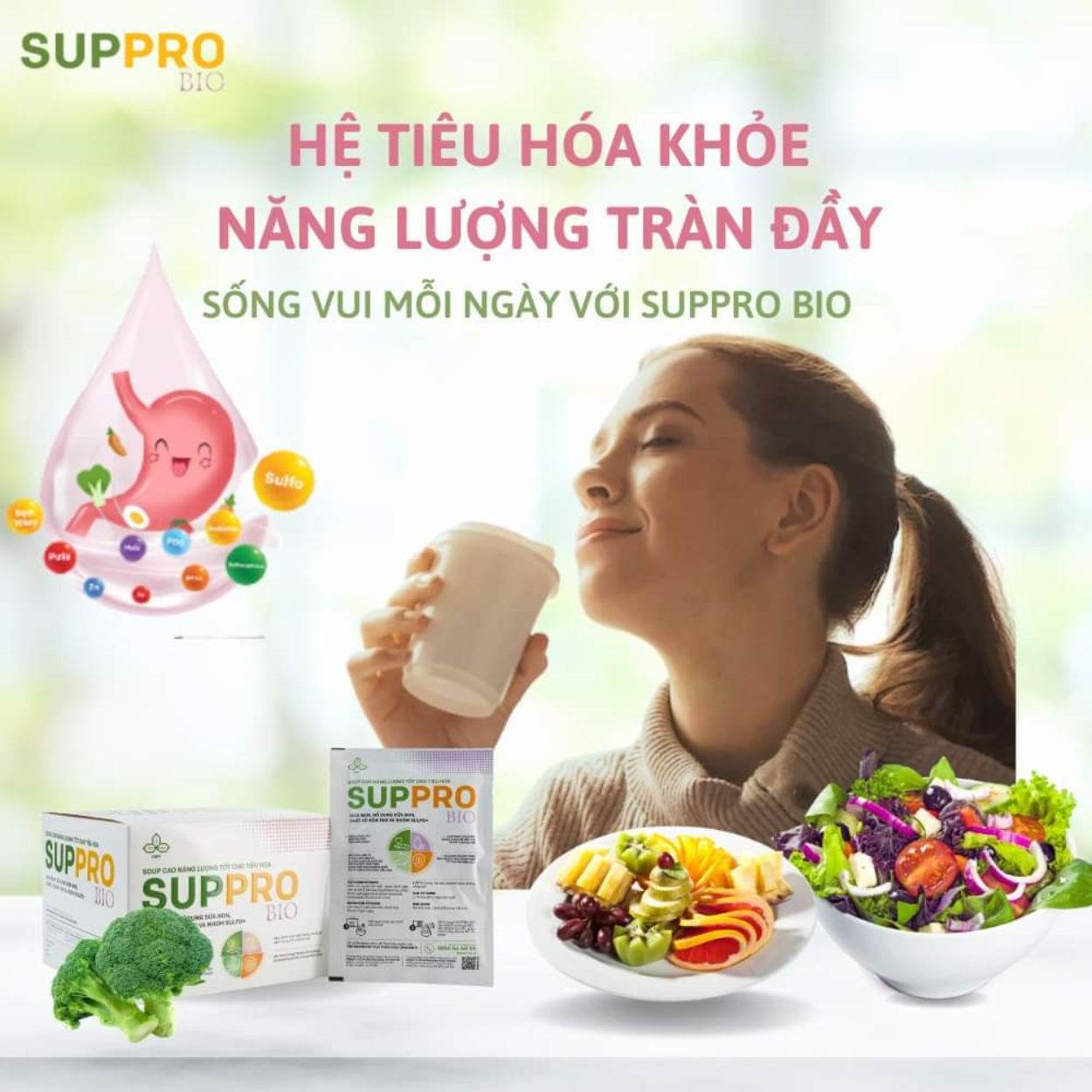 Soup Cao Năng Lượng SUPPRO Vị Gạo Sữa – Giải Pháp Dinh Dưỡng Tiện Lợi Cho Người Khó Nhai Nuốt - Ảnh 3