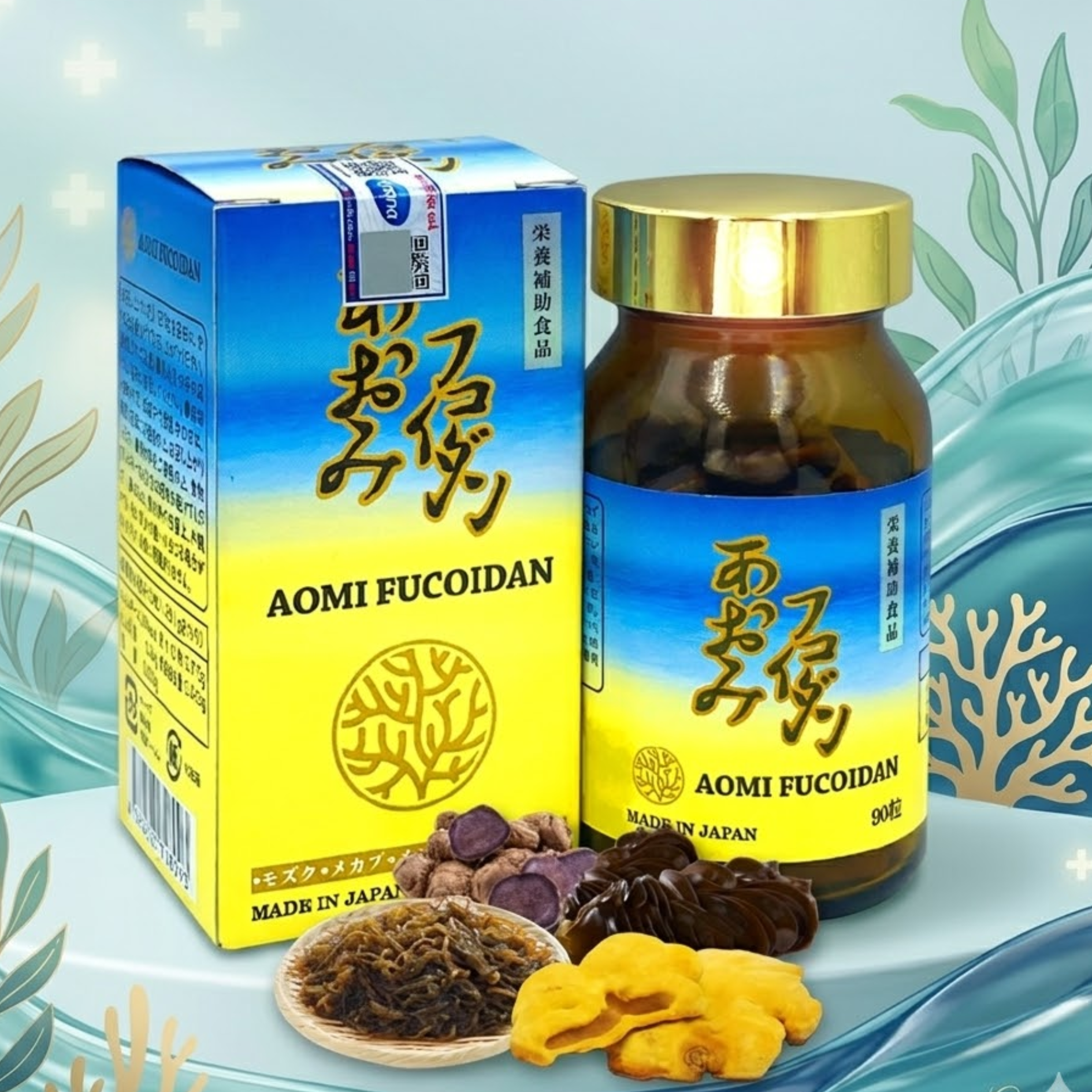 AOMI FUCOIDAN 90 VIÊN – Thực phẩm bảo vệ sức khỏe cao cấp từ Nhật Bản - Ảnh 2