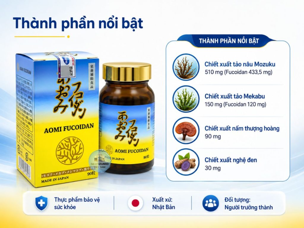 Thành phần Aomi Fucoidan
